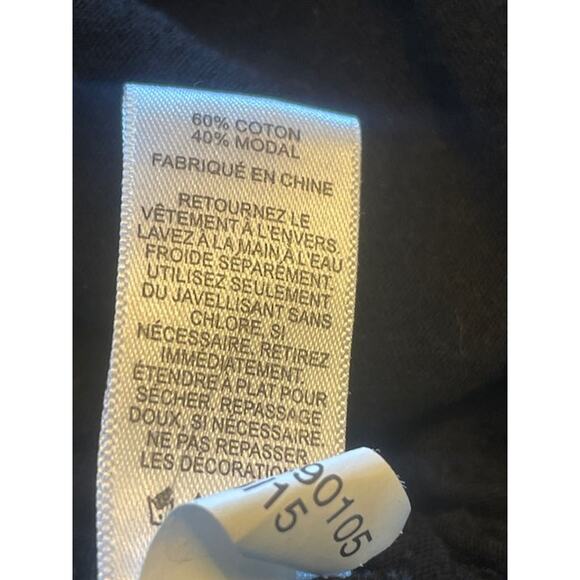 Express Size Medium Sleeveless Black Knit Top‎ with Sequins Front - Picture 5 of 5